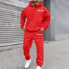 New European size hot sale men's and women's street trend fleece hooded print sweater hoodie cover