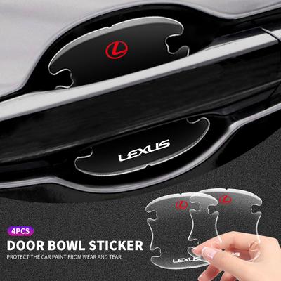 Transparent Car Door Handle Bowl Protector Film Anti-Scratch Sticker for ES300 RX330 RX300 GS300 IS250 IS200 CT200h NX RX