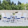 VidaXL Pallet Cushions Set of 6 Blue 50x50x7 Cm Oxford Fabric, Cushion, Chair Cushion, Seat Cushion, Cushion 361539