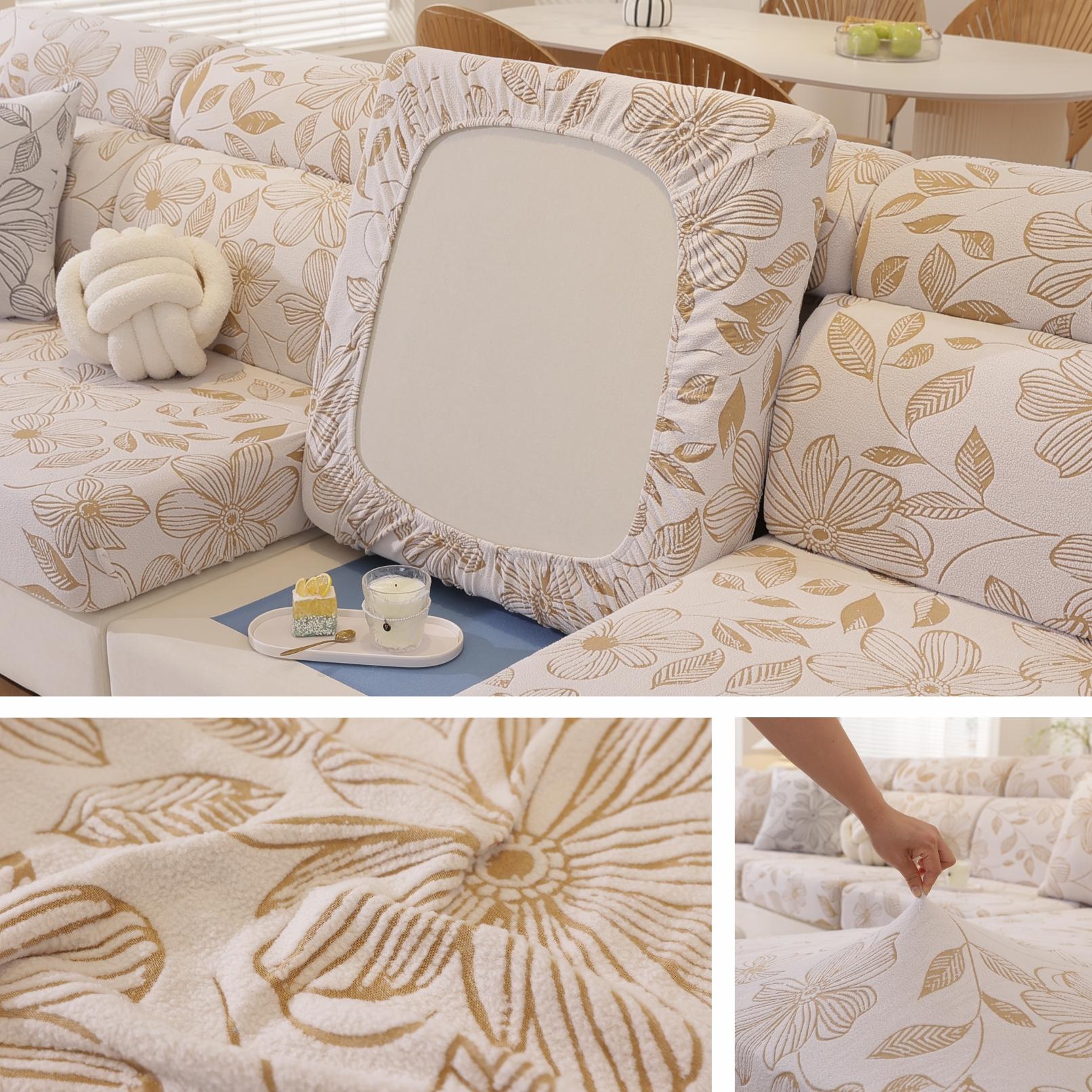 

Elastic sofa cover, living room pure color furniture machine wash protective cover, sofa cushion cover, removable sofa cover S(50-70cm)1pc
