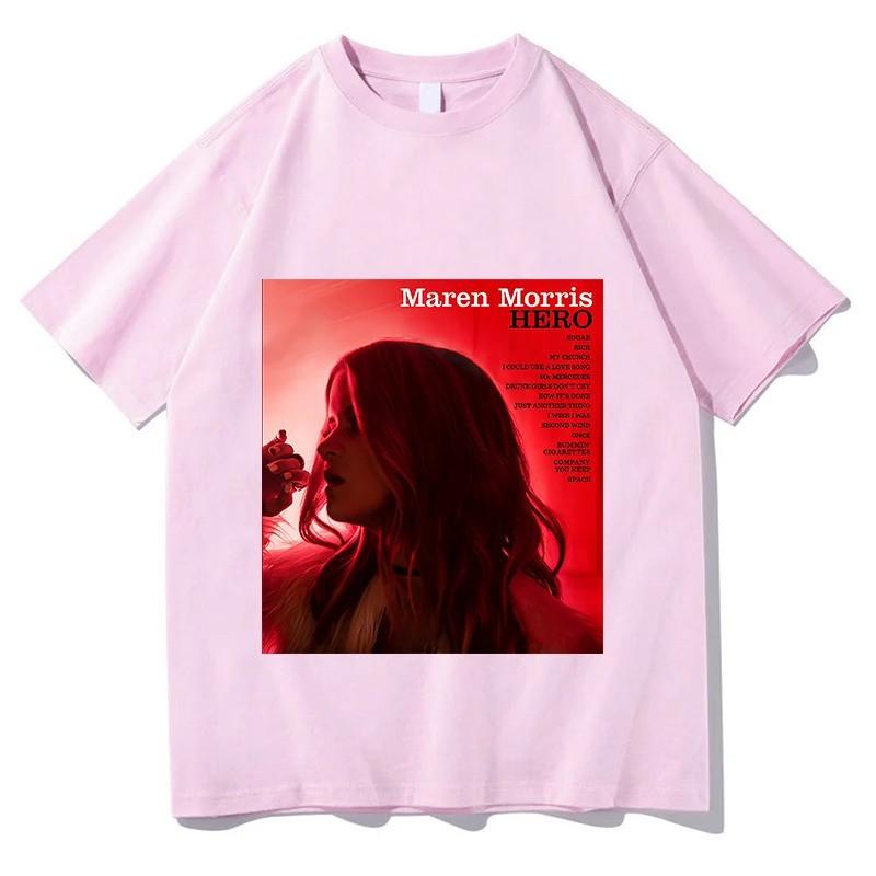 Maren Morris HERO Second Wind Cotton Tee Men Streetwear Short Sleeve T-Shirt Casual Fit