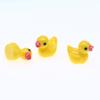 20/50/100 Stück 1,6×1,6cm Mini Gelbe Ente Landschaftsverzierung Mit Multi-Fleisch-Moos Miniaturlandschaft Mini Harz Süßigkeitenfarbe 3D Ente