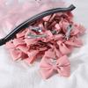 5Pcs/Set Solid Hairpins for Baby Grosgrain Ribbon Bows Hair Clips Boutique Handmade Headwear Girls Baby Hair Accessories