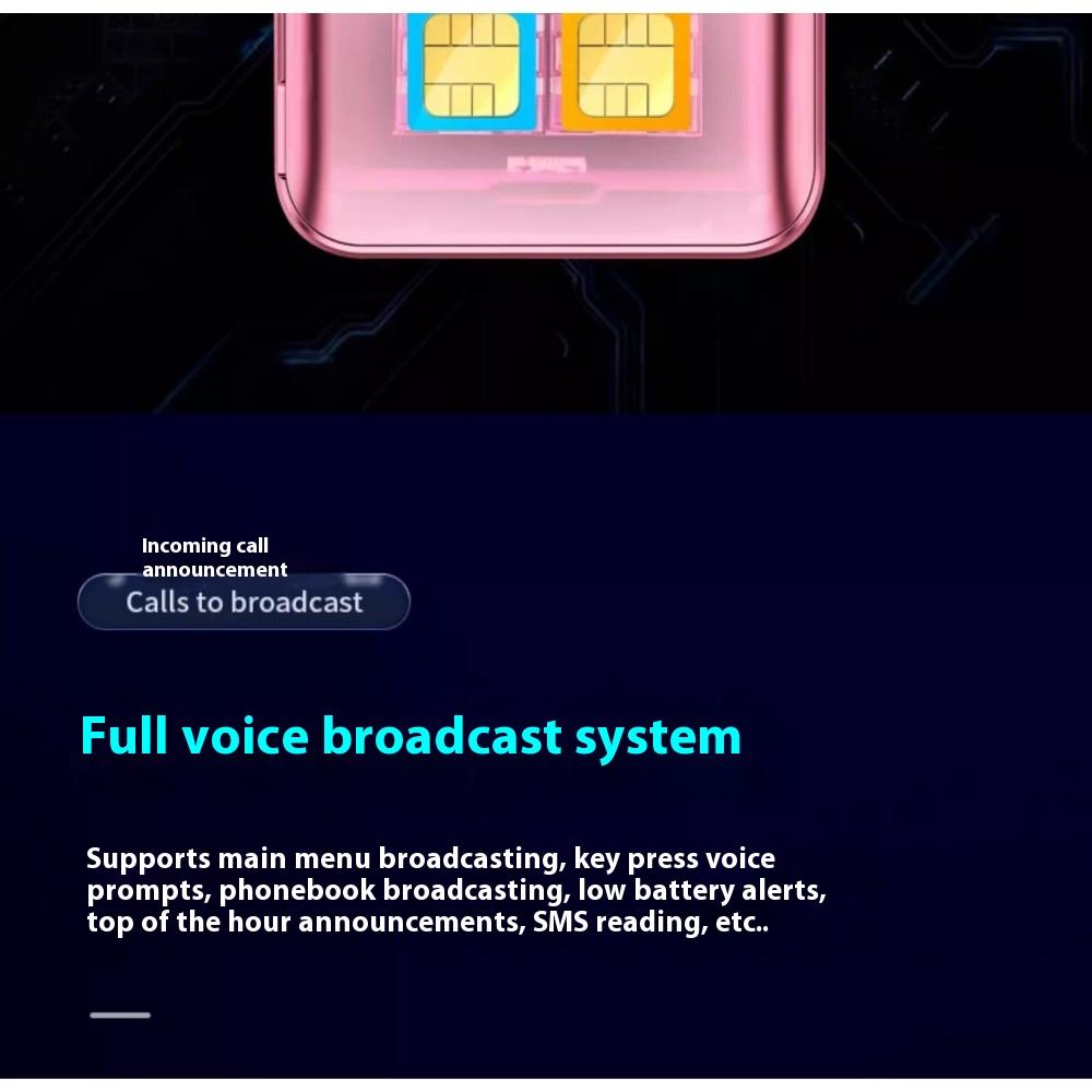 Full Netcom 4G Flip Old Man Machine Old Man Mobile Phone Non-smart Phone Long Standby Large Screen 5g Card