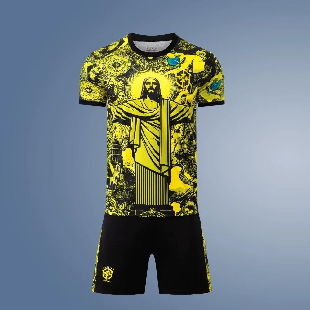 2025 Brazil Football Jerseys Yellow 26
