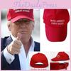 Make America Great Again Baseball Cap Cotton Round Crown Summer Hat For Men Women