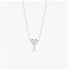 Ami Ujw923 361 900 Ami De Coeur Herz Logo Halskette mit Kette