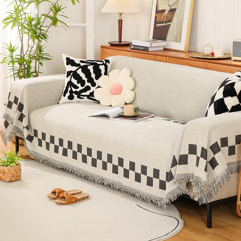 Sofakissen Vier Jahreszeiten Universal Rückenlehnenhandtuch Kratzfest Sofabezug Handtuch Ins Stil Sofabezug All-Inclusive Universaldecke