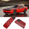 Qiilu Brake Pedal Pads 2pcs Accelerator Brake Pedal Anti Slip Foot Pedal Pad Replacement for Dodge Challenger 2009-2021