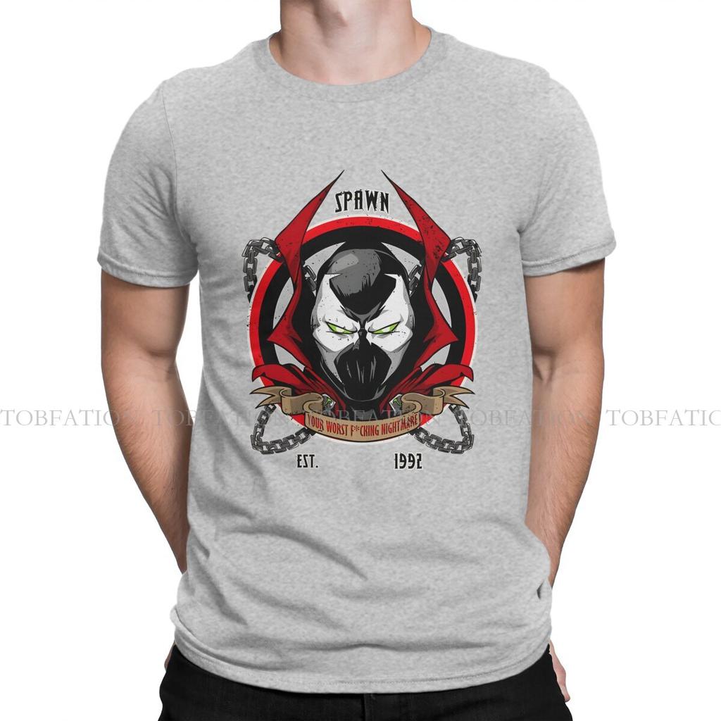 Your Worst Nightmare Men TShirt Spawn Comic Crewneck Short Sleeve 100 Cotton T Shirt Funny High Quality Birthday Gifts