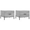 VidaXL Coffee Tables 2 Pcs Sonoma Grey 50x50x40 Cm Engineered Wood 829425