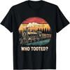 Who Tooted Funny Train Lover Boys Men Collector Railroad T-Shirt