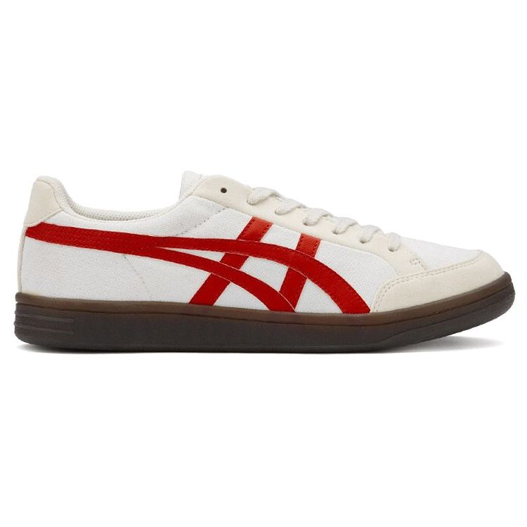Onitsuka Tiger Advanti Low Top Skate Shoes Unisex Skate Shoes Off-White Red 1183B799-100