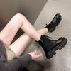 The Same Fashionable Foreign-style Short Boots, European and American-style 's Spring and Autumn Martin Boots, 's Thick-soled Muffins and Versatile