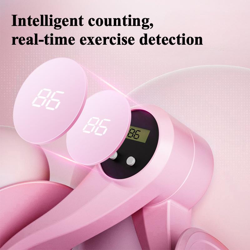 Neue verbesserte Modelle Yoga Beine Clip Zuhause Zählbarer Beintrainer Fitness Gesäßmuskelclip Beckenbodenmuskeltrainer