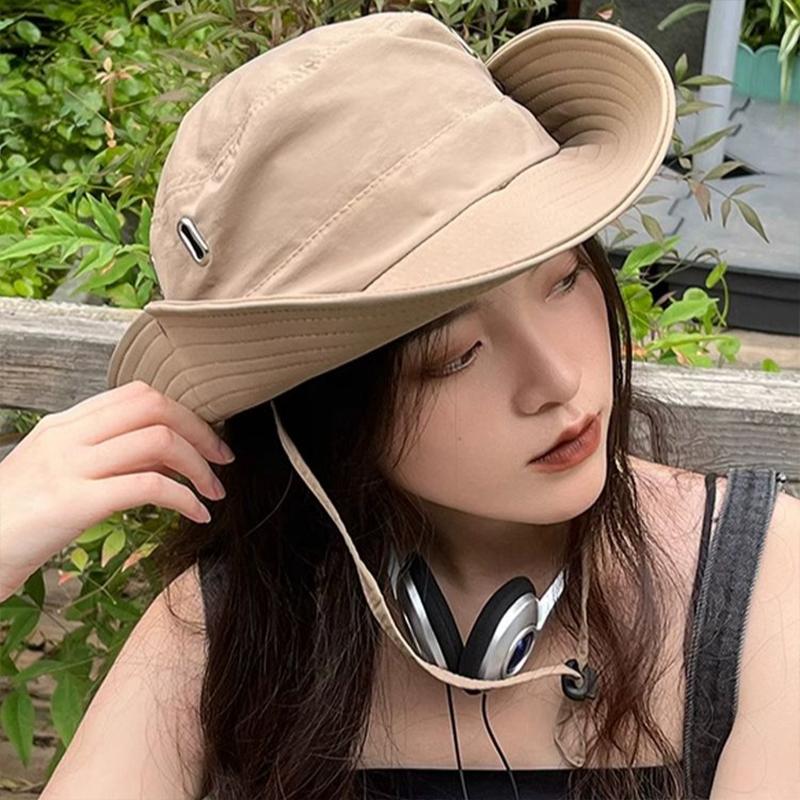 Men'S And Women'S Travel Hiking Sun Hat Wide Brim Sun Protection Fishing Hat Sun Hat