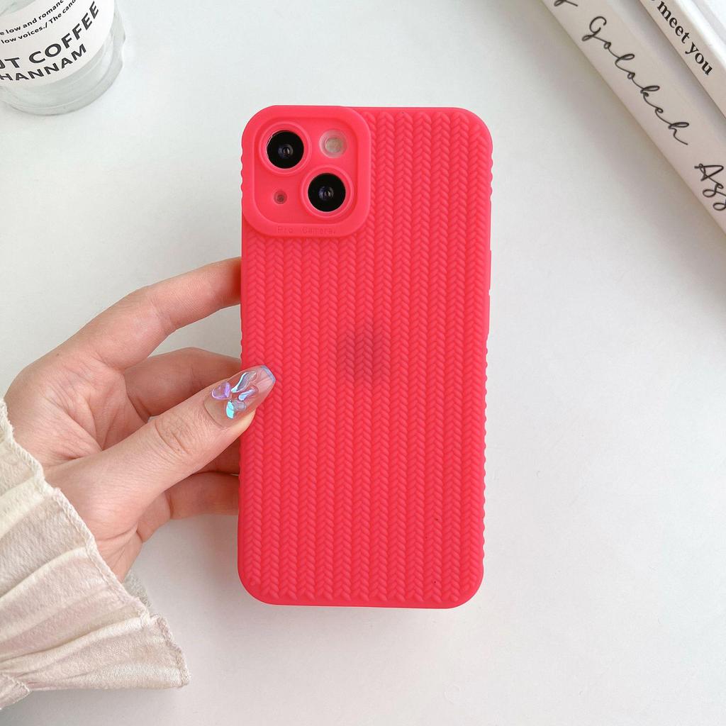 Etui antypoślizgowe Rice Pattern do iPhone'a 15 Pro Max i Apple 14 Plus 32XR