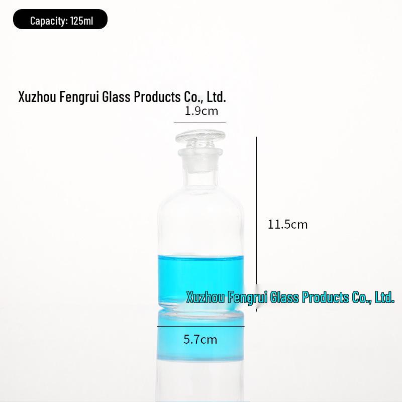 Frosted Glass Reagent Bottle - Wide-Mouth, Narrow-Mouth, or Light-Proof Options