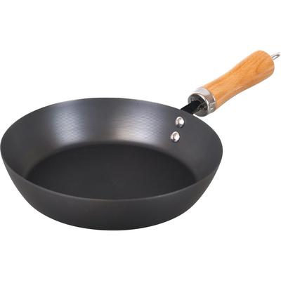 Wahei Freiz Rust-resistant, Non-scorch, Nitrided Iron Frying Pan, 22cm, No Need To Air Fry, Ready To Use, IH Compatible, Gas Nagayoshi RB-3278