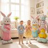 3D Stehender Oster Folienballon Riesiger Hase Karotte Küken Ei Ballons Osterparty Dekoration Kindergeschenk Mit Luft Gefüllt Gartendekoration