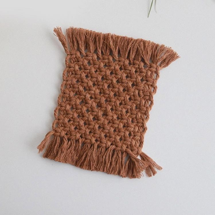 2pcs Crochet Cotton Table Pads Heat Resistant Placemats Colorful Coaster Decorative and Protective Mats for Hot Dishes