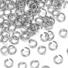 100-200pcs 3-8mm Gold Stainless Steel Open Jump Rings Split Rings Connectors For DIY Necklace Jewelry Finding Making Accessories
