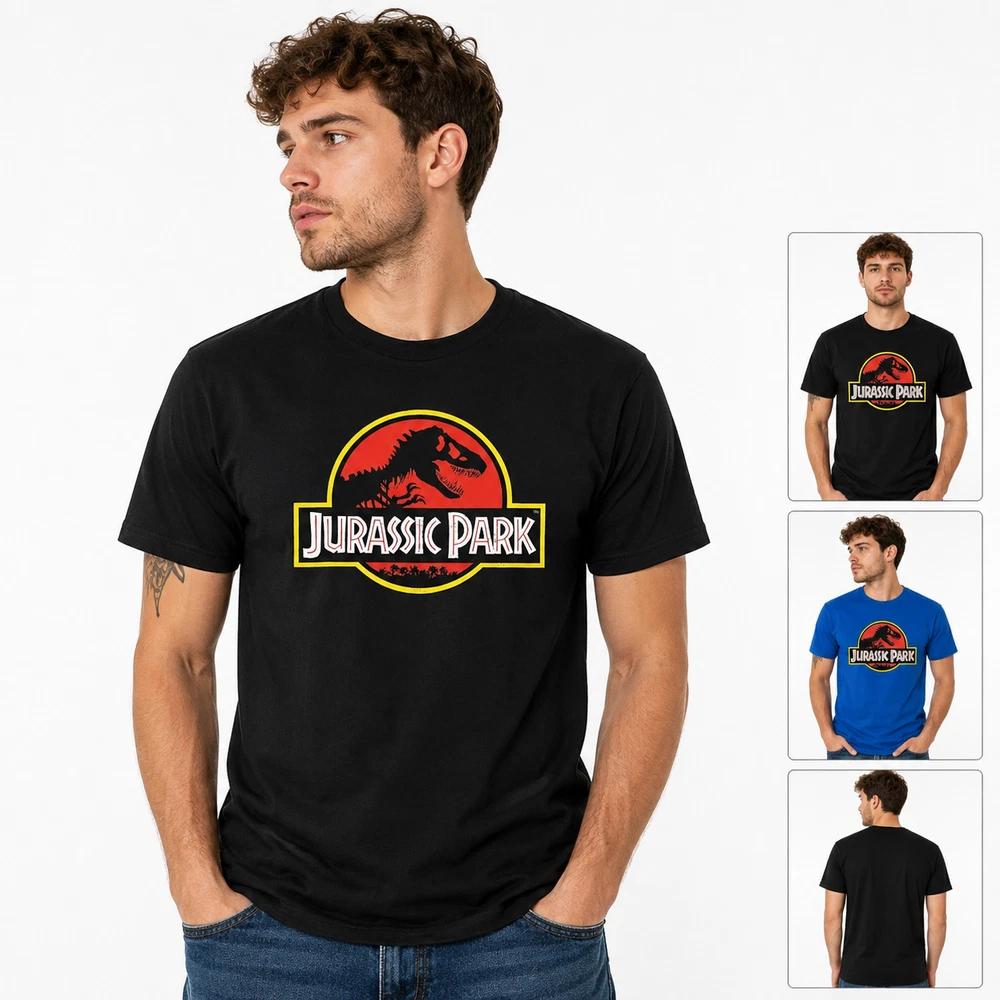 Artistry italian jurassic park inspired mens t shirt dinosaur movie tee uk S