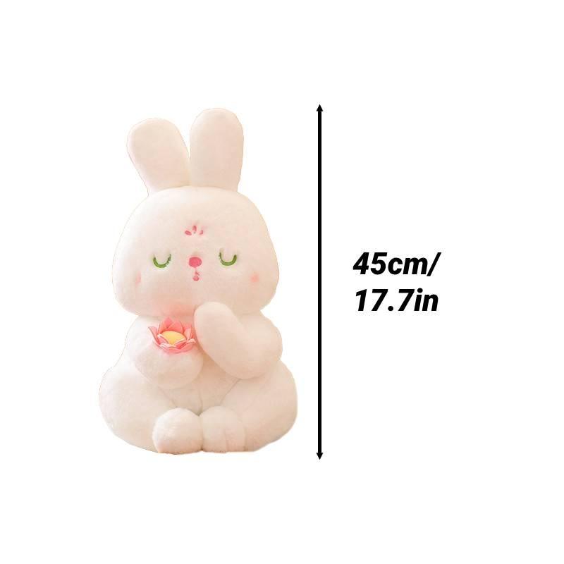 New Bunny Plush Toy Doll Soft And Fluffy Lotus Seat Cushion Sitting Rabbit Ideal Gift For Kids Bunny Plush)