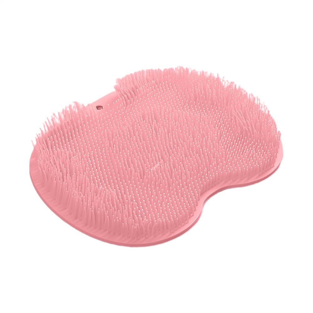 Foot Wash Brush Rub Back with Sucker Brush Bathroom Tool Foot Massage Pad Shower Massage Mat Exfoliating Bath Pad Bath Sponge