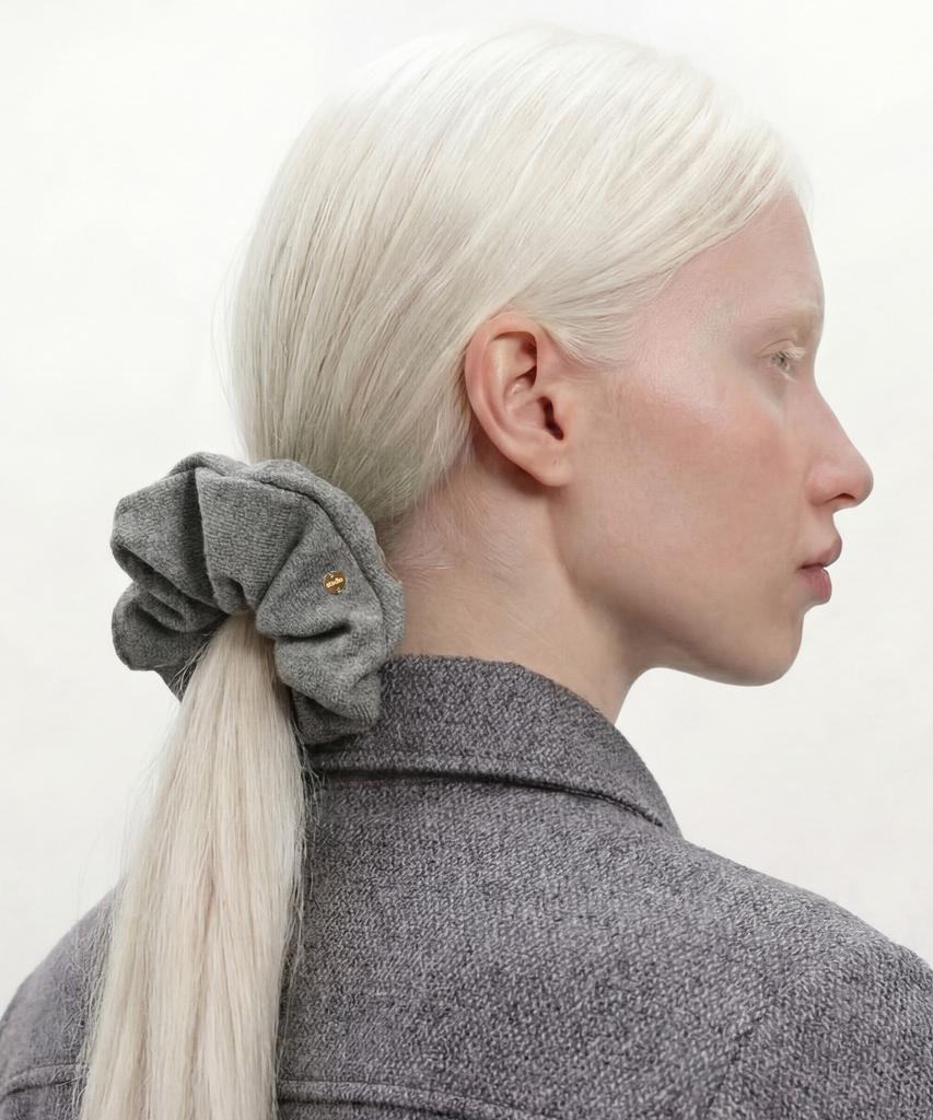 Undercontrol Studio Hair Scrunchie / Mid / Jewel / Glitter / C Grey