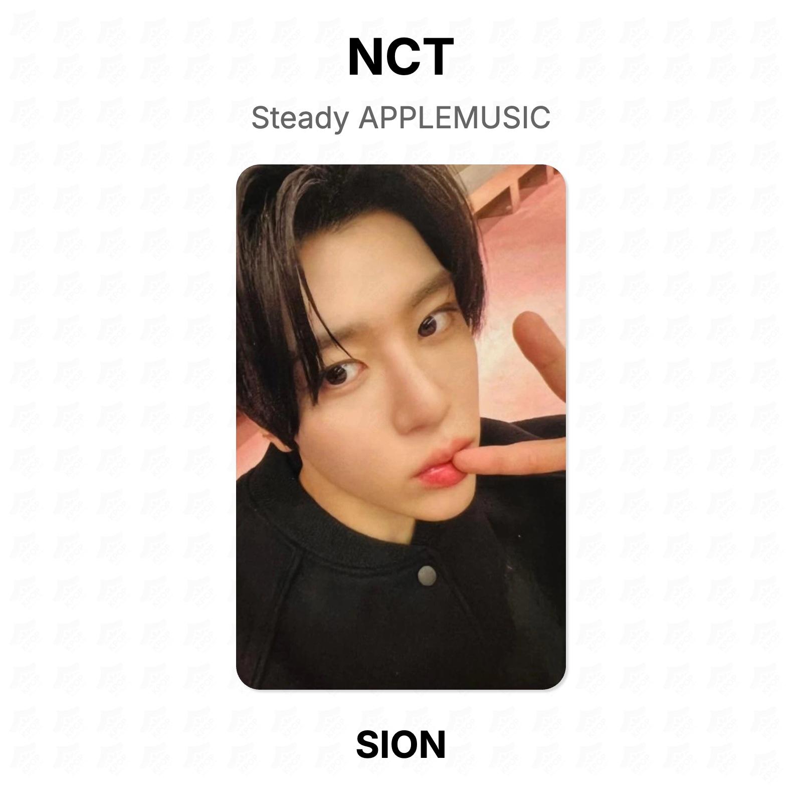 NCT Steady APPLEMUSIC Официальная фотокарточка SION