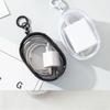 Transparent Cable Organizer Box Conveniently Stores Cables, Chargers, And Accessories While Traveling Offers A Visually Appealing Solution