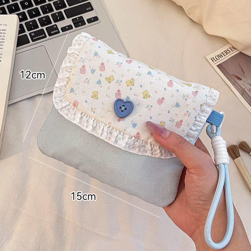 Cartoon Large Capacity Portable Menstrual Bag – Cute and Girly Sanitary Napkin Storage for Students