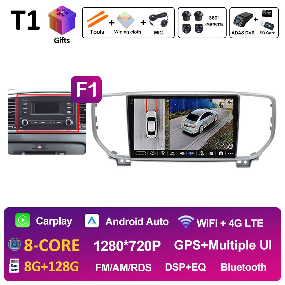 Intelligent System DSP Stereo For KIA Sportage 4 QL 2019 2020 2021 Multimedia Player Navigation GPS Cooling Fan WIFI Auto Tools