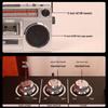 Vintage Cassette Player with Stereo Recorder and FM Bluetooth Speaker