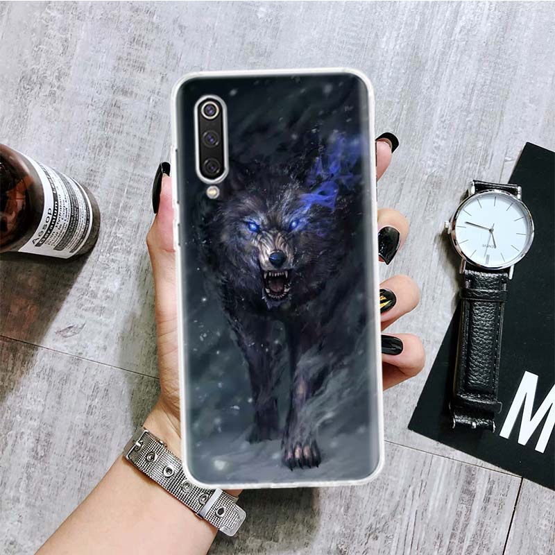 Wütendes Tier Wolf Wild Handyhülle Für Xiaomi Redmi Note 10 9 8 11 Pro 11T 11S 10S 9S 9A 9C 9T 8T 8A 7 7A 5 Kunstmuster Hülle