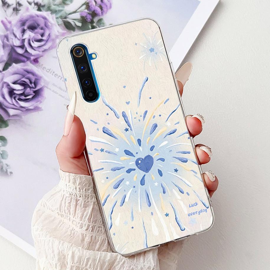 For Realme 6 Pro Case RMX2061 Soft Silicone Cartoon Phone Cover For OPPO Realme 6 Pro Case Realme6 Realme 6 Pro 6i 6S 6Pro Coque