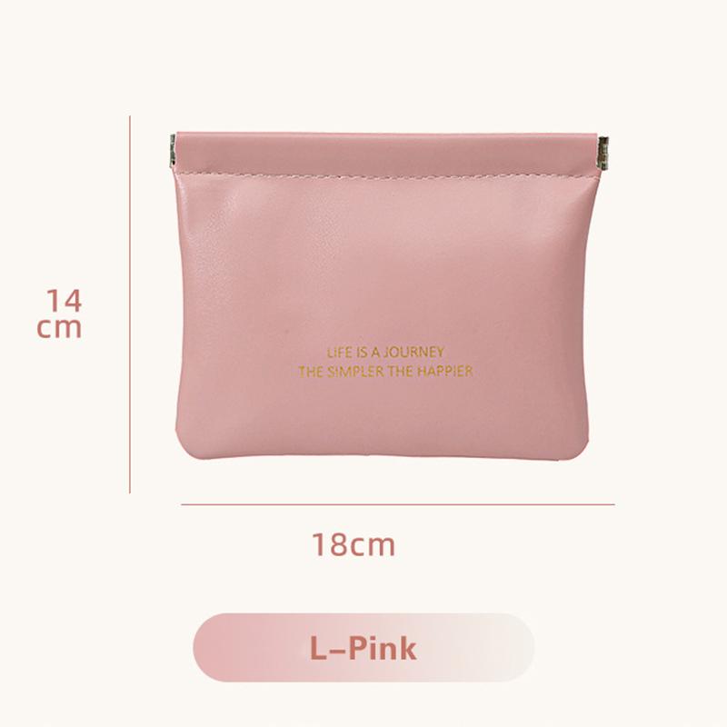 Portable PU Earphone Wire Bag Cosmetics Lipsticks Holder Case Coin Cards Pouch Travel Jewelry Sundries Organizer Pouch Mini Bag