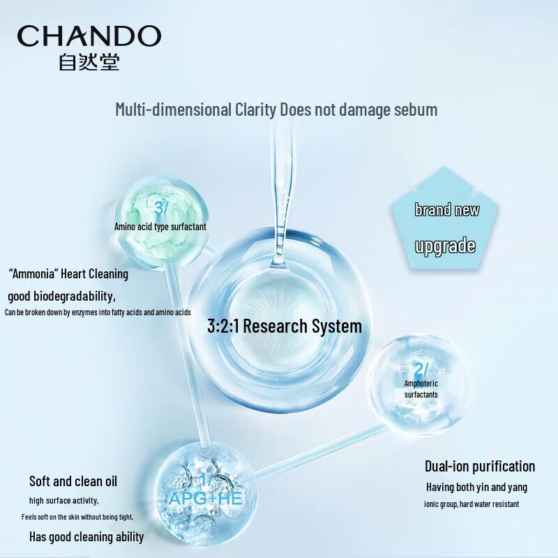 CHANDO Amino Acid Hydrating Cleansing Milk for Sensitive Skin