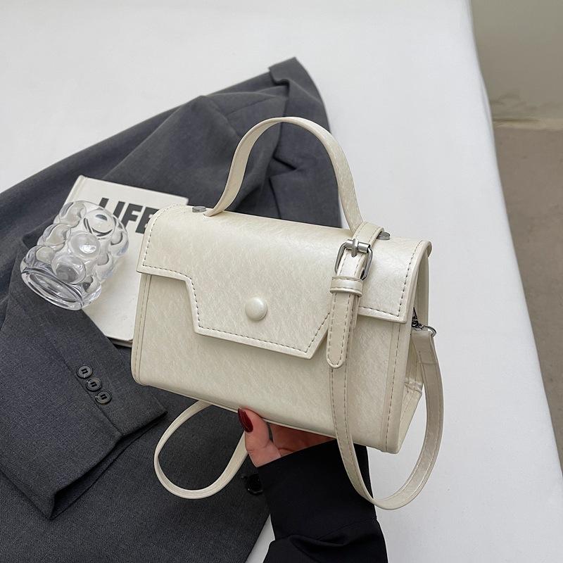 New High-end Fashion Oblique Span Bag Versatile Handbag Spring Small Square Bag Casual Shoulder Bag