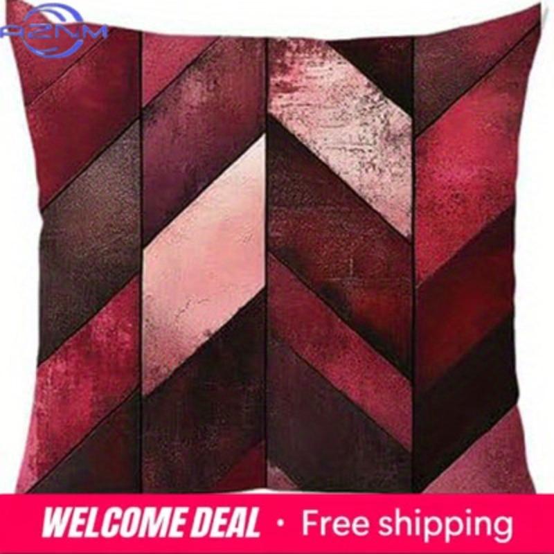 Home Decor Home Sweet Home & Geometric Floral Pillows Pattern Cushion Cover Suitable For Sofa Bedroom Car Pillow Cover