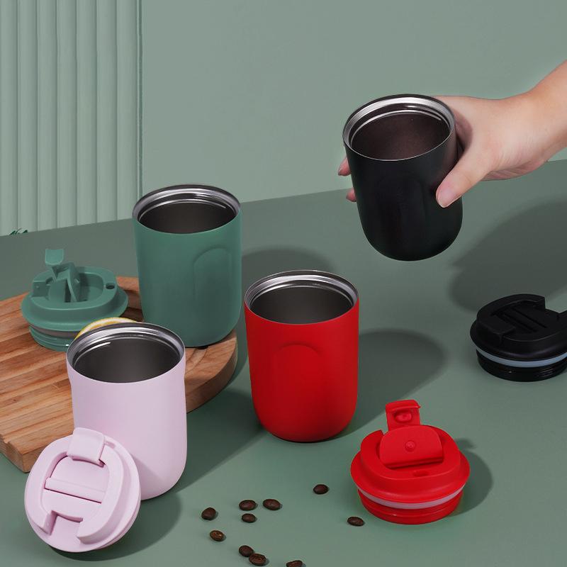 TIPOTIPO- 316 stainless steel insulated cup, portable outdoor coffee cup, high-value student water cup, direct drinking cup
