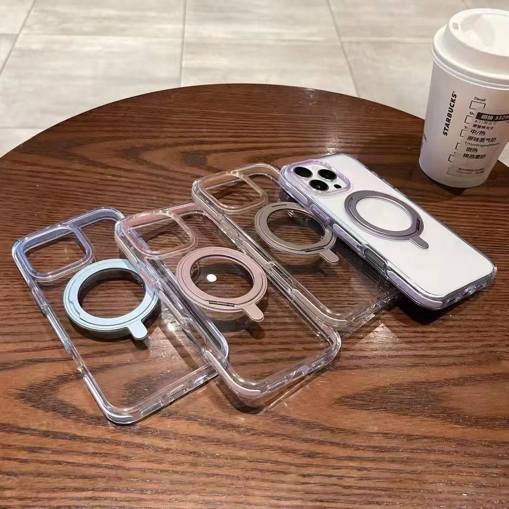 Premium Transparent Phone case for iphone 18 15 16 Pro Max for Magnetic Wireless Charging for iphone 17 Pro Max Free Shipping