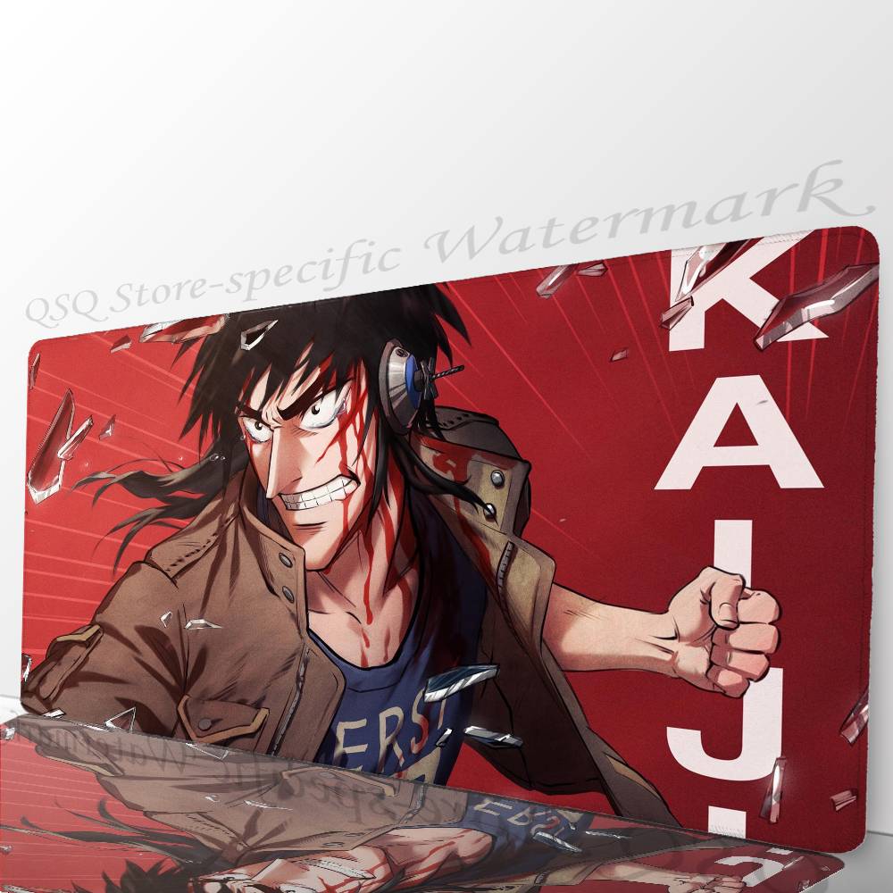 Anime K-Kaiji Mousepad Non-slip Suitable For Office Computers Laptops E-sports Game Desk Mats XXL Keyboard