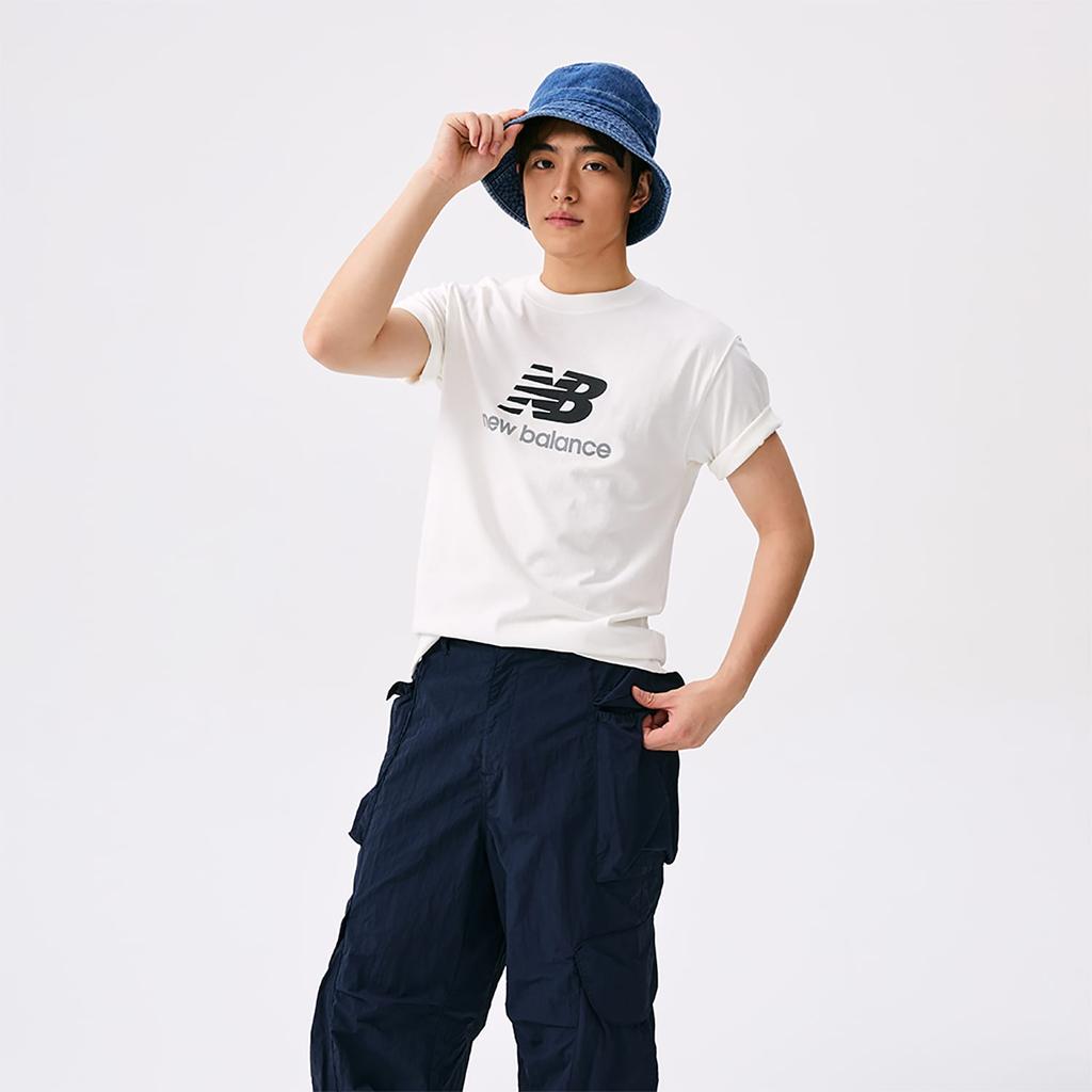 New Balance NB Athleisure T Shirt Unisex White MT51500-SST