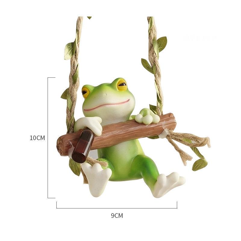 Miniatur Frosch Figur Pflanzgefäß Dekoration Harz Blumentopf Umarmung Garten Deko Frosch Statue für Pflanzgefäß Blumentopf Rand