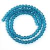 3/4/6/8/10mm Peacock Blue Faceted Crystal Beads Glass Loose Spacer Beads For Jewelry Making DIY Bracelet Necklace Accessories