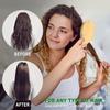 MRD Hair Brush Set, Natural Bamboo Comb Paddle Detangling Hairbrush, Wide-tooth and Tail Comb No Bristle, Suit for Women Men and Kids