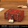 Vintage Wooden Desktop Jewelry and Keepsake Box