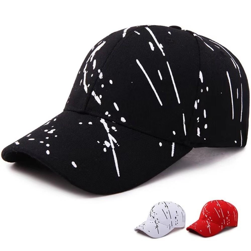 Unisex Graffiti Baseball Cap Breathable Wide Brim Sun Hat Adjustable Hip Hop Hat Outdoor Sports